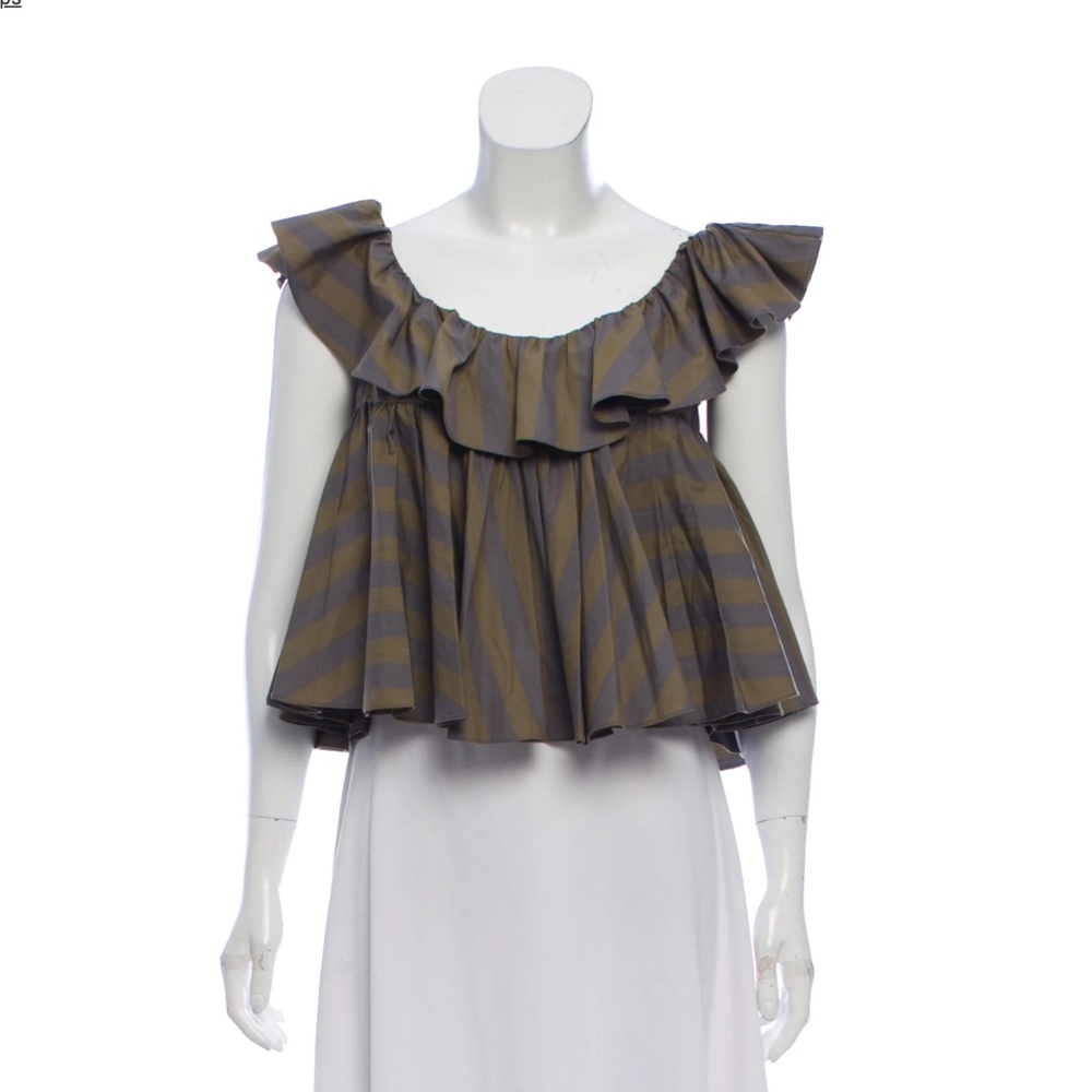 Tome Sleeveless Ruffle Top